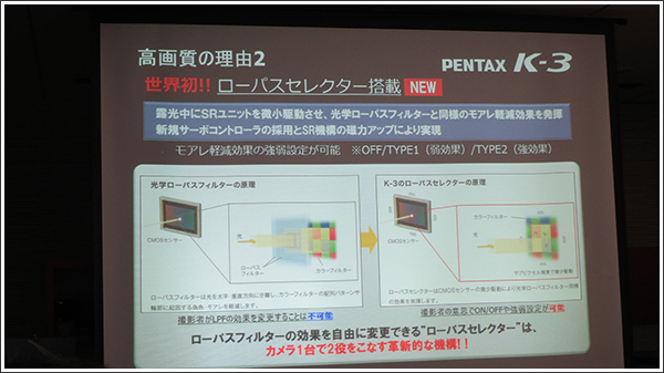 PENTAX K-3 高画質の理由
