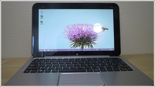 HP ENVY x2はハイブリッドPCではなく、タブレットにキーボードがついた製品と見たほうがいいね