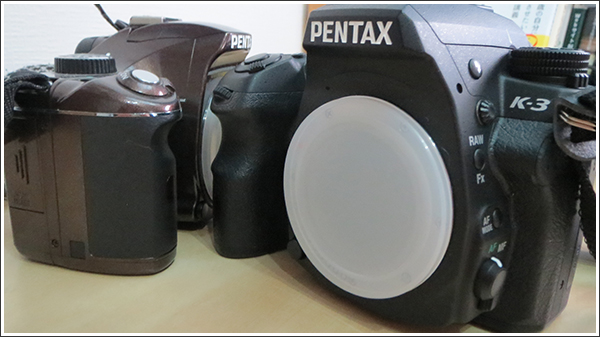 PENTAX K-3とPENTAX K-xを実機比較してみた！！