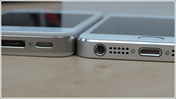 iPhone5sとiPhone4